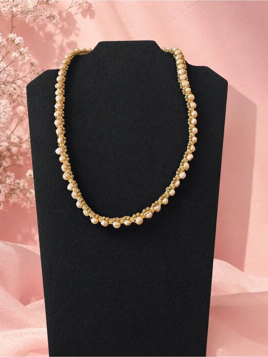 Unbranded Jewelry - Vintage Woven Pearl necklace